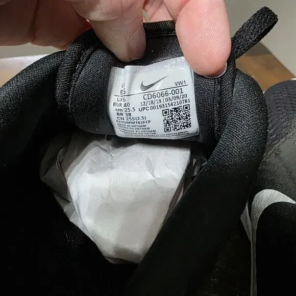 Nike Roshe G Golf Shoes Womens 8.5 Black White Spikeless - Picture 5 of 5